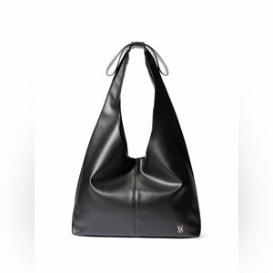 Victoria's Secret Bow Tote Bag Black NEW With Tag